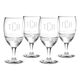 Monogrammed 16 oz. Footed Goblet Glass Set of 4 Image 5 of 9